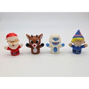 Rudolph the Red-Nosed Reindeer PVC Finger Puppets